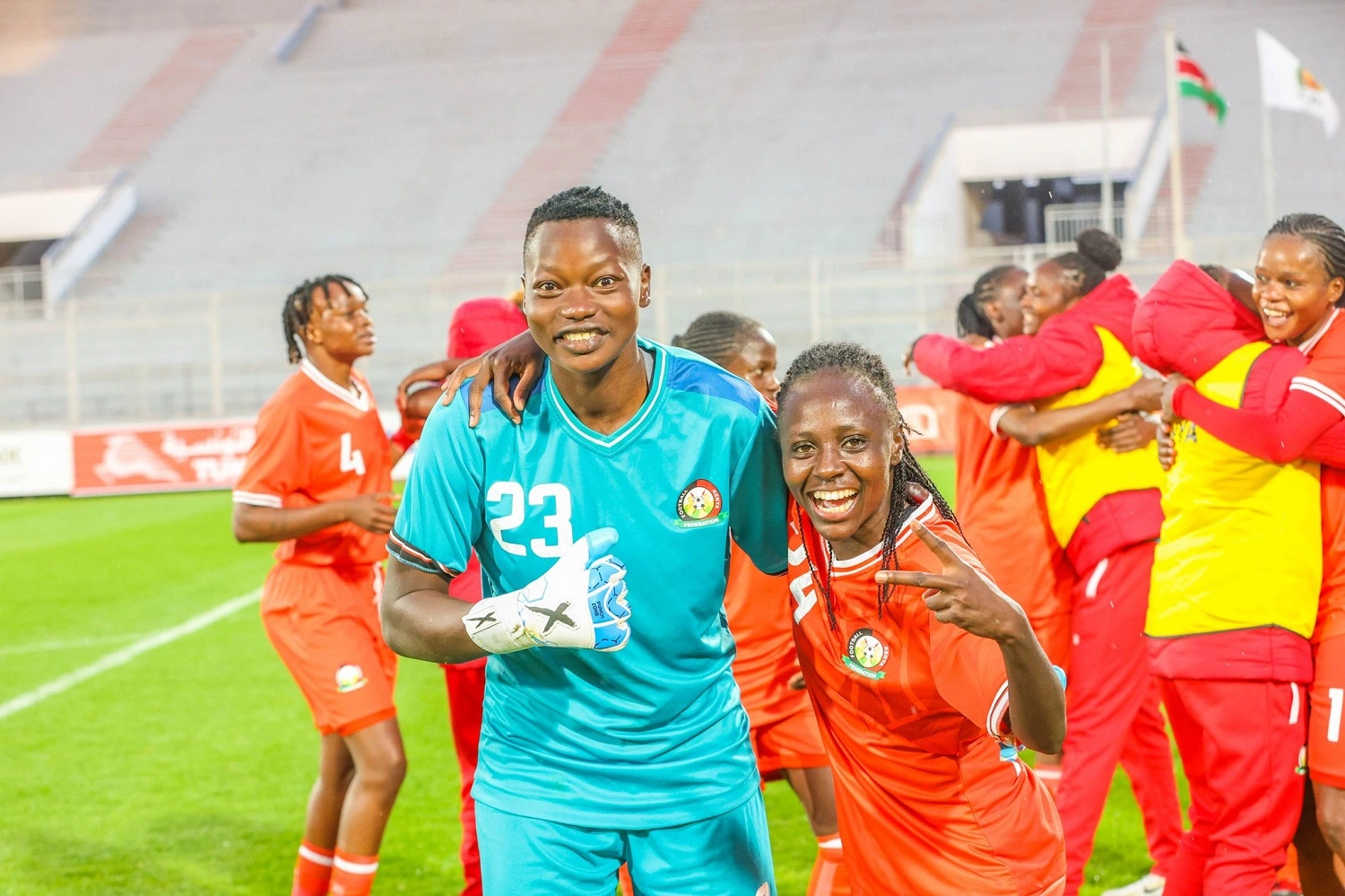 Read about Lilian Awuor's exceptional goalkeeping performance in Tunisia, showcasing her alertness, distribution skills, and penalty save heroics, contributing to the Harambee Starlets' victory.